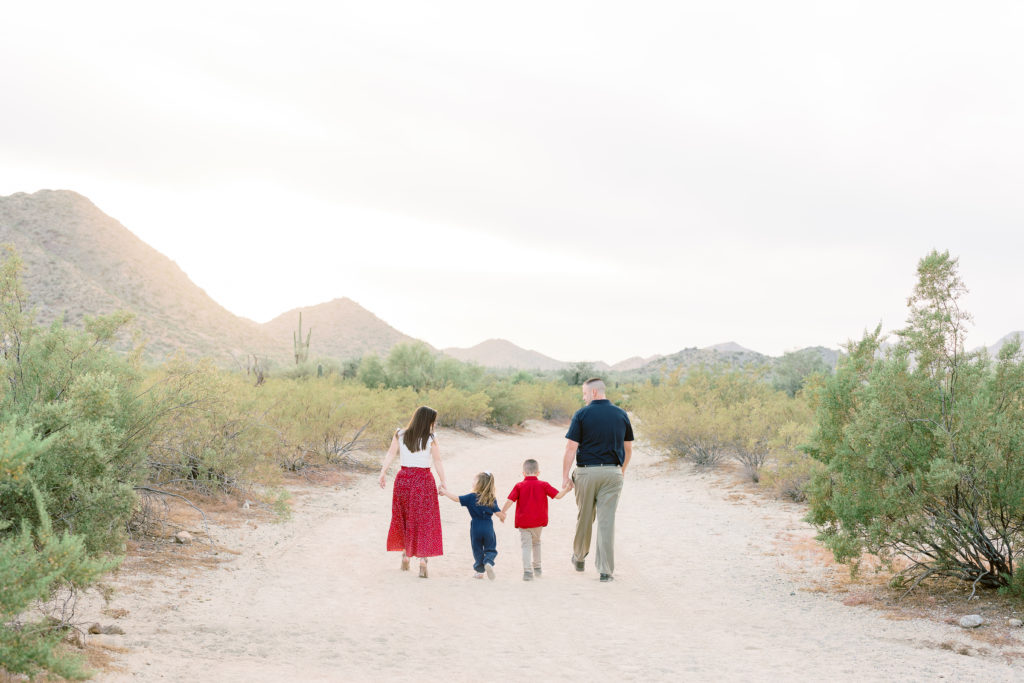 Desert Photo Shoot with AZ family